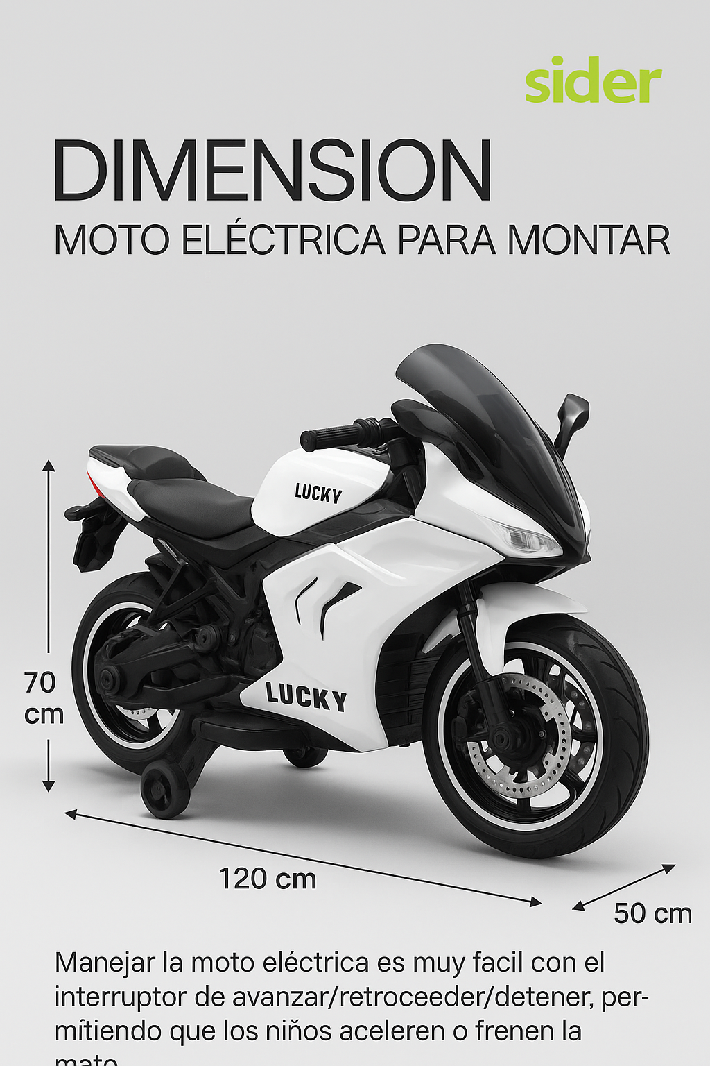 MOTO ELECTRICA KIDS