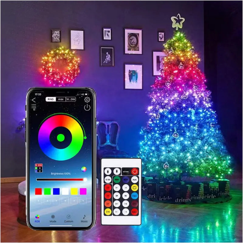 LUCES NAVIDEÑAS CON RGB
